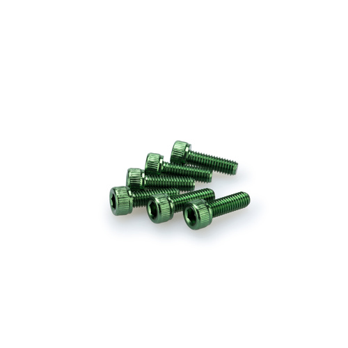 Puig KIT SCREWS ALLEN M5X15MM. C/GREEN