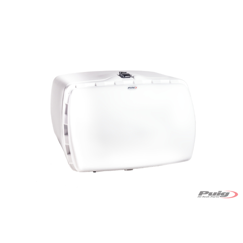 Puig TOP CASE MAXIBOX C/WHITE REAR OPENING WITH LOCK