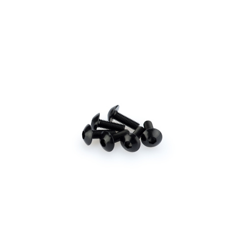 Puig KIT SCREWS DOMED M5X15MM. C/BLACK