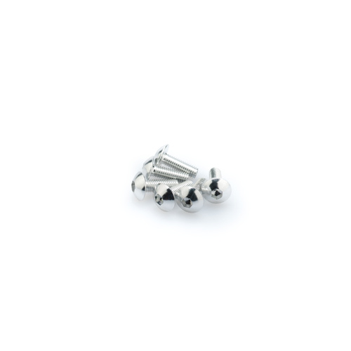 Puig KIT SCREWS DOMED M5X15MM. C/SILVER