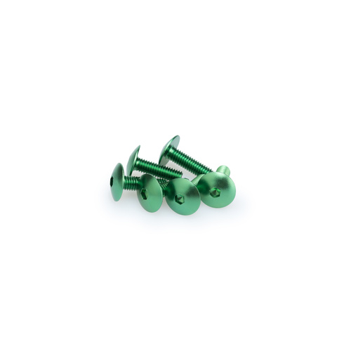 Puig KIT SCREWS DOMED M6X20MM. C/GREEN