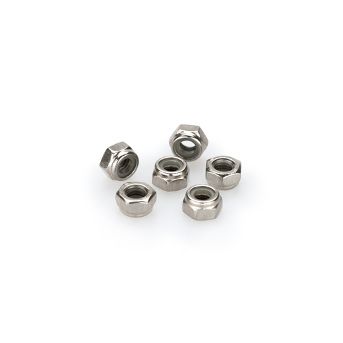 Puig BLISTER 6 LOCKNUT M6 C/SILVER