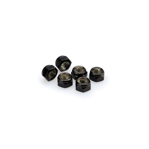 Puig BLISTER 6 LOCKNUT M8 C/BLACK