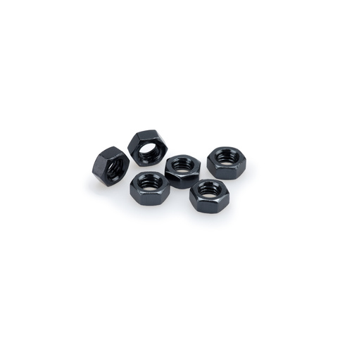 Puig BLISTER 6 NUTS M8 C/BLACK