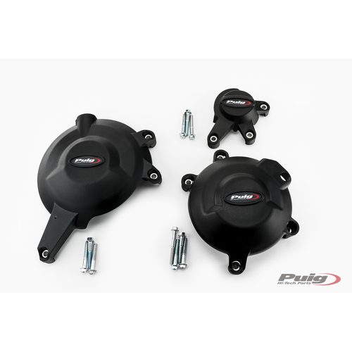 Puig KIT 3 CAPS ENGINE COVER KAWASAKI ER-6N 06'-16' C/B