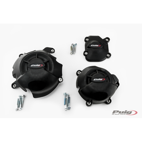 Puig KIT 3 CAPS ENGINE COVER KAWASAKI Z800/Z800E 13'-16