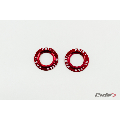 Puig KIT RINGS ANODIZED SWING ARM PROTECTOR C/RED