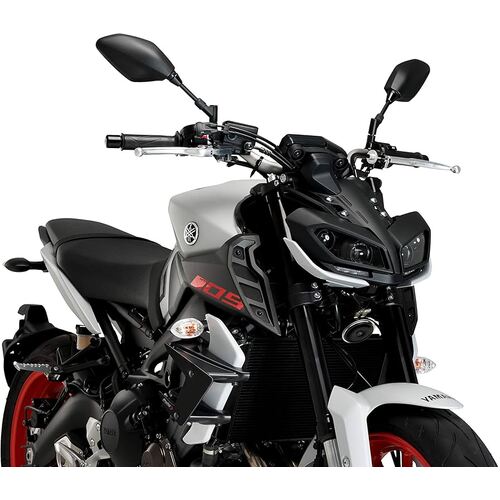 Puig Downforce Naked Side Spoilers For Yamaha MT-09/SP (2017 - 2020) - Black