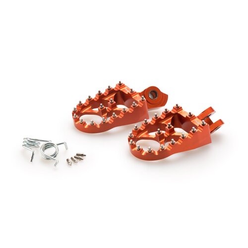 Puig FOOTPEGS HI-TECH OFF-ROAD SUZUKI C/ORANGE