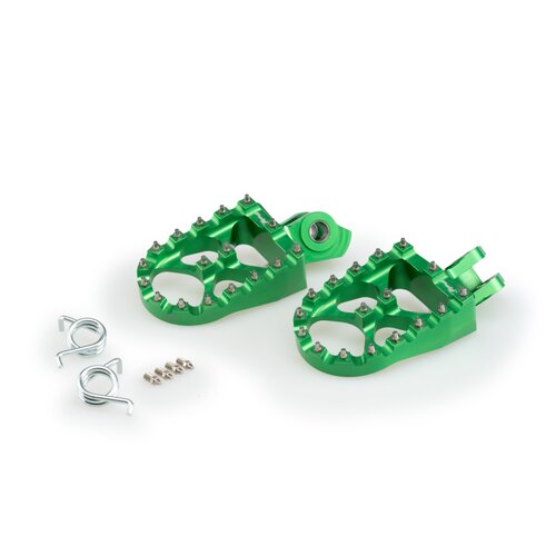 Puig FOOTPEGS HI-TECH OFF-ROAD SUZUKI C/GREEN