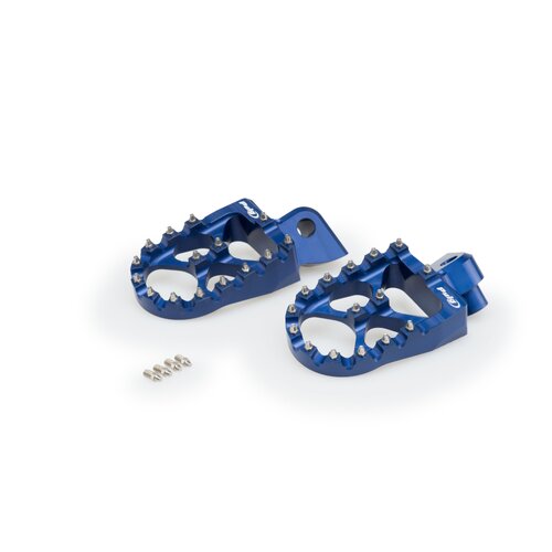 Puig FOOTPEGS HI-TECH OFF-ROAD YAMAHA C/BLUE