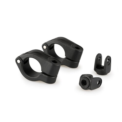 Puig CLAMP SET BEAM 2.0. 25,5 MM C/BLACK