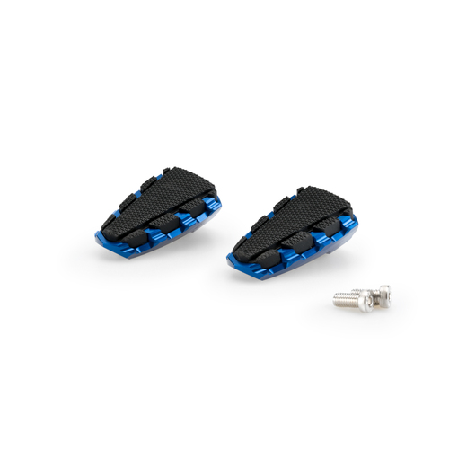 Puig FOOTPEGS HI-TECH TRAIL 2.0. RIG/LEFT C/BLUE