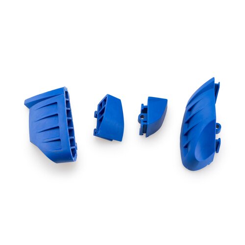 Puig RUBBER ENDS BY PAIR FR.SLIDERS PRO 2.0. C/BLUE