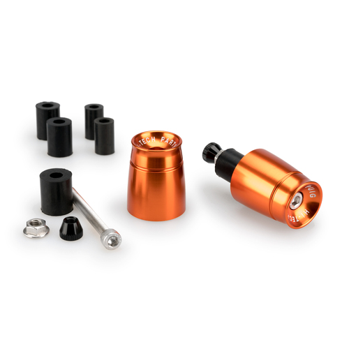 Puig BAR END ALUMINUM MOD.SPORT UNIVERSAL C/ORANGE