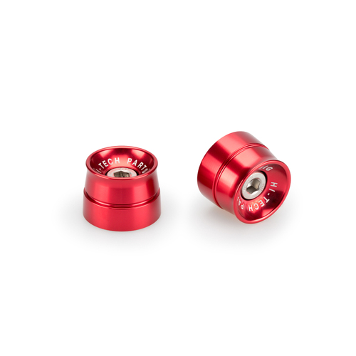 Puig BAR END ALUMINUM MOD.SPEED KAWASAKI C/RED