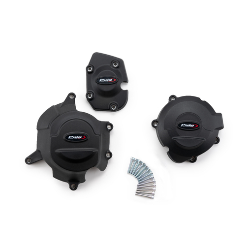 Puig KIT 3 CAPS ENGINE COVER KAWASAKI Z900RS C/BLACK