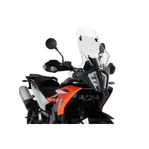 Puig Touring Screen With Visor For KTM 790/890 Adventure (2023 - Onwards) - Clear
