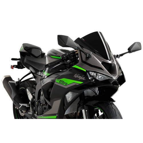 Puig Z-Racing Screen For Kawasaki ZX-6R Ninja (2024 - Onwards) - Black