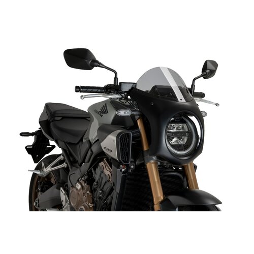 Puig WINDSHIELD RETRO BLACK HONDA CB650R NEO