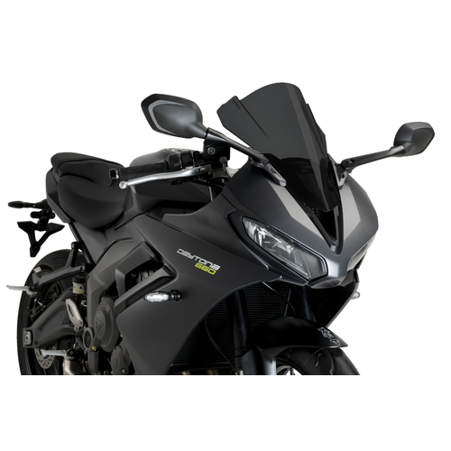 Puig Z-Racing Screen For Triumph Daytona 660 (2024 - Onwards) - Dark Smoke