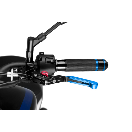 Puig Clutch Lever 3.0 (Foldable, Extendable, Blue Extendable, Black Lever, Red Adjuster)