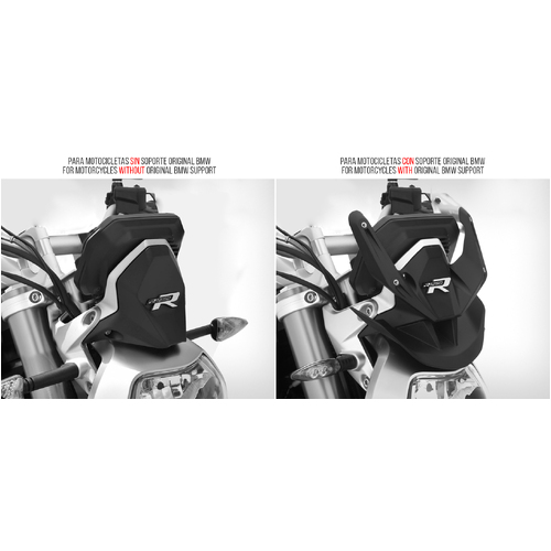 Puig WINDSHIELD NG TOURING BMW R1250R 19'- + SUPPORTS C