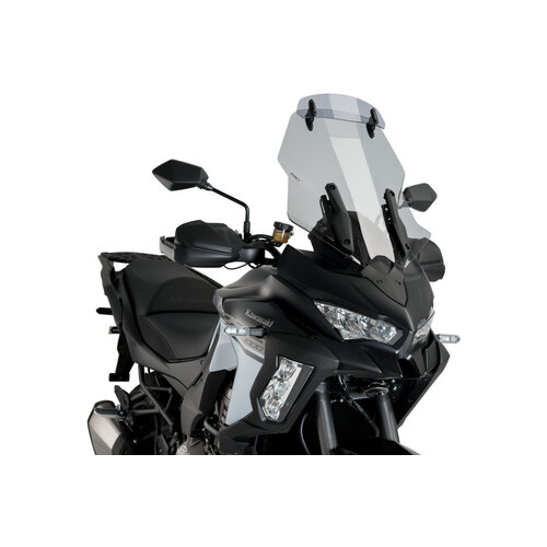 Puig Touring Screen With Visor For Kawasaki Versys 1000 SE (2019 - Onwards) - Smoke