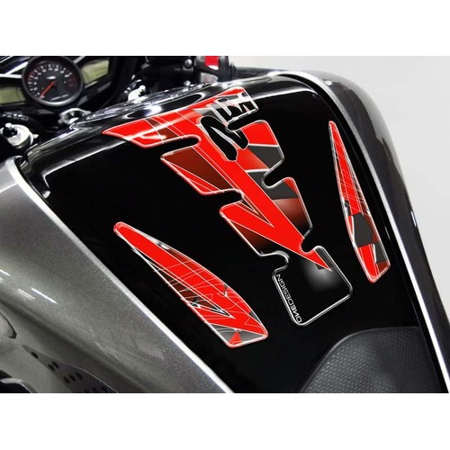 Puig TANK PAD MOD.WINGS NINJA C/RED-BLACK