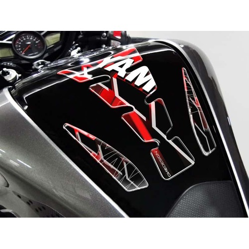 Puig TANK PAD WINGS YAMAHA C/RED-BLACK