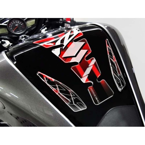 Puig TANK PAD WINGS YZF C/RED-BLACK