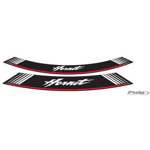 Puig KIT 8 RIM STRIPS HORNET C/SILVER