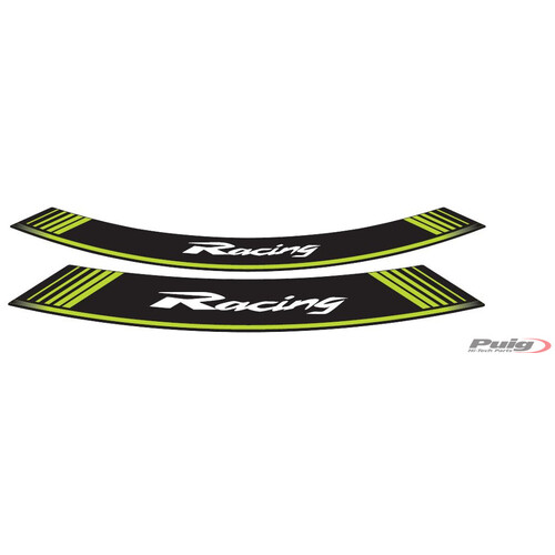 Puig KIT 8 RIM STRIPS RACING C/GREEN