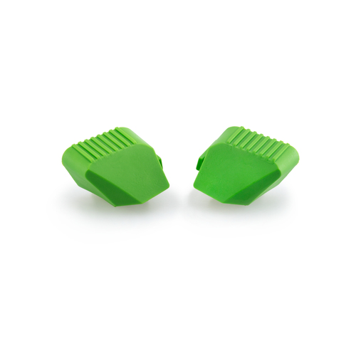 Puig RUBBER ENDS BY PAIR FR.SLIDERS PRO C/GREEN