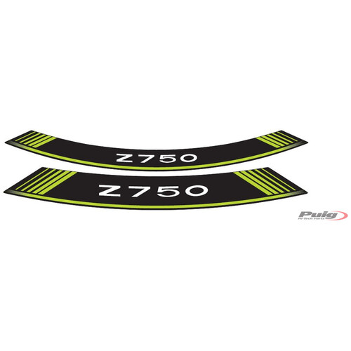 Puig KIT 8 RIM STRIPS Z750 C/GREEN