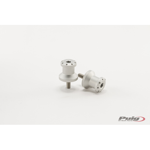 Puig SPOOLS BY PAIR HI-TECH PARTS DIAM.6MM C/SILVER