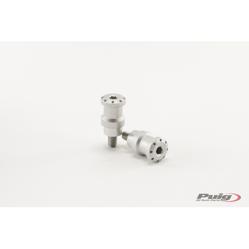 Puig SPOOLS BY PAIR HI-TECH PARTS DIAM.8MM C/SILVER