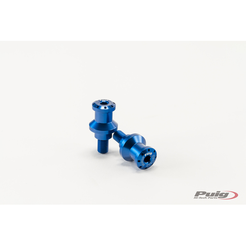 Puig SPOOLS BY PAIR HI-TECH PARTS DIAM.10MM C/BLUE