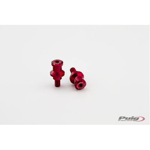 Puig SPOOLS BY PAIR HI-TECH PARTS DIAM.10MM C/RED