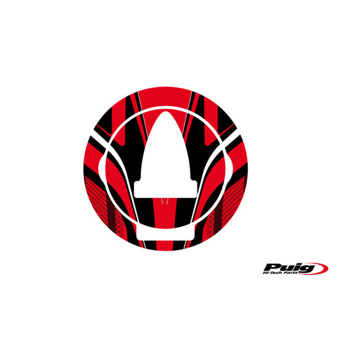 Puig FUEL CAP COVER RADICAL APRILIA C/RED