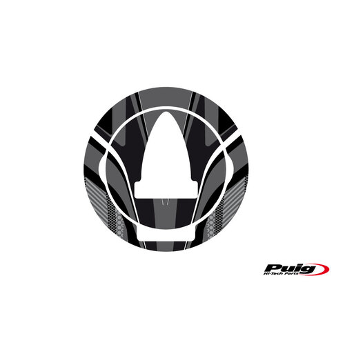 Puig FUEL CAP COVER RADICAL APRILIA C/GREY