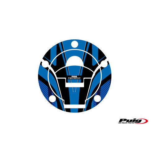 Puig FUEL CAP COVER RADICAL DUCATI C/BLUE