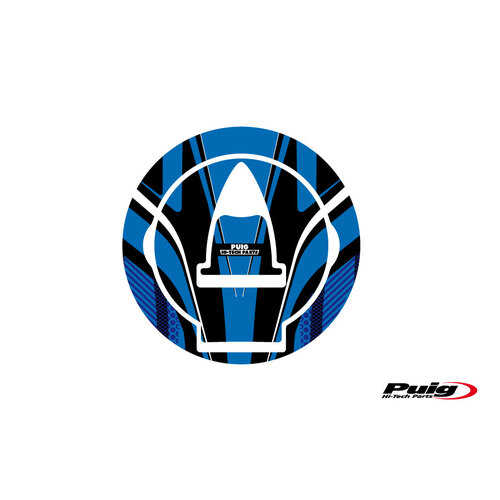 Puig FUEL CAP COVER RADICAL DUCATI C/BLUE