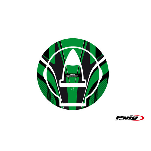 Puig FUEL CAP COVER RADICAL DUCATI C/GREEN