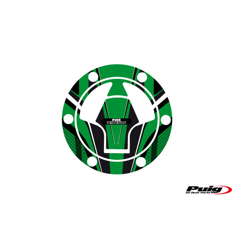 Puig FUEL CAP COVER RADICAL KAWASAKI C/GREEN