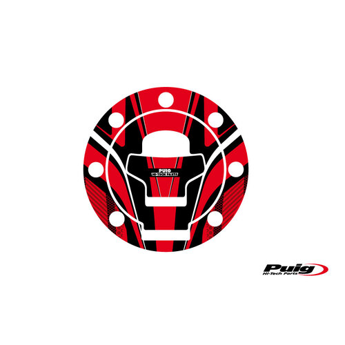 Puig FUEL CAP COVER RADICAL SUZUKI C/RED