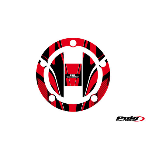 Puig FUEL CAP COVER RADICAL SUZUKI C/RED