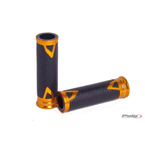 Puig GRIPS BY PAIR PUIG HI-TECH RADICAL ALU C/GOLD