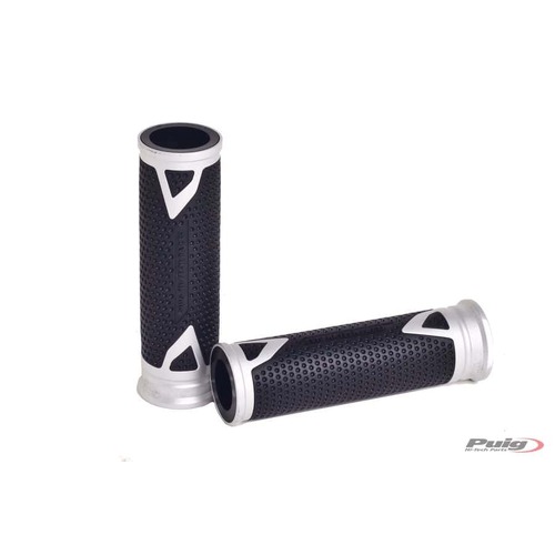 Puig GRIPS BY PAIR PUIG HI-TECH RADICAL ALU C/SILVER