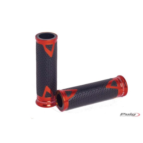 Puig GRIPS BY PAIR PUIG HI-TECH RADICAL ALU C/RED